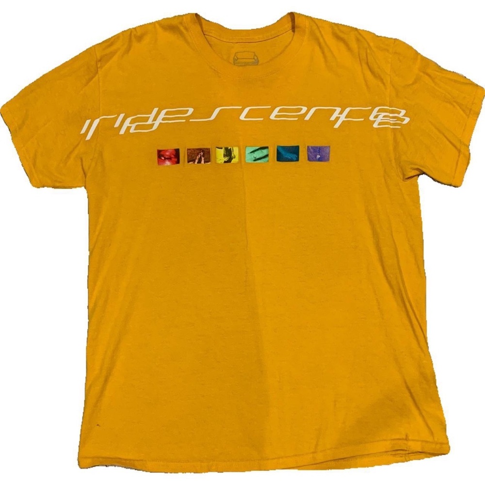 YELLOW BROCKHAMPTON IRIDESCENCE GRAPHIC T SHIRT